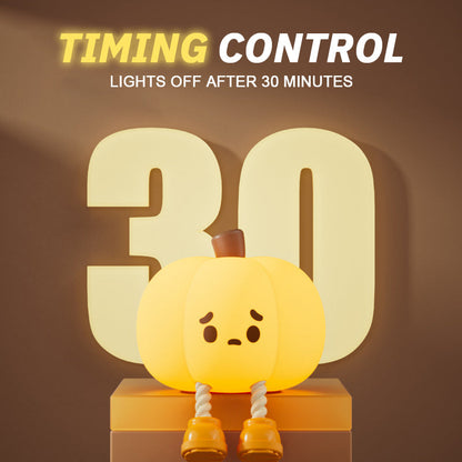 Niedliche Kürbis-Nachtlampe