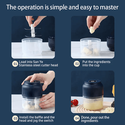 ✨Julrea – Elektrisk vitlökshackare