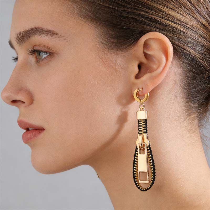 Zipper-inspirerat smyckese