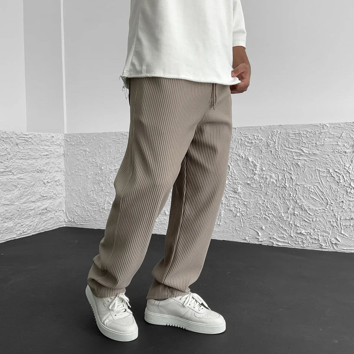 Herren Freizeithose Lockere Gerade Hose