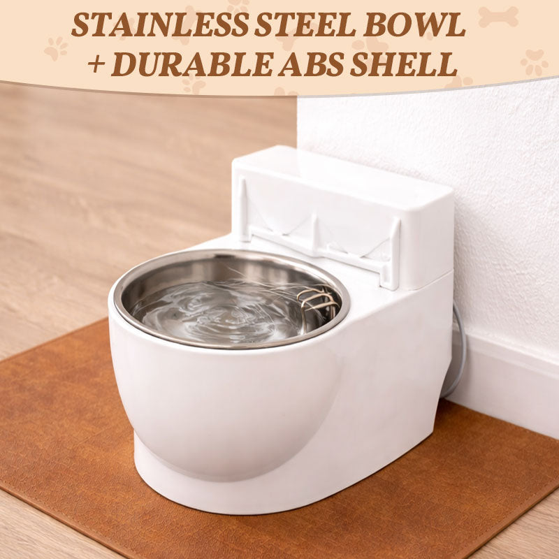 🚽🐾 Vattendispenser för husdjurstoalett