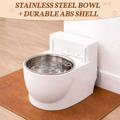 🚽🐾 Vattendispenser för husdjurstoalett