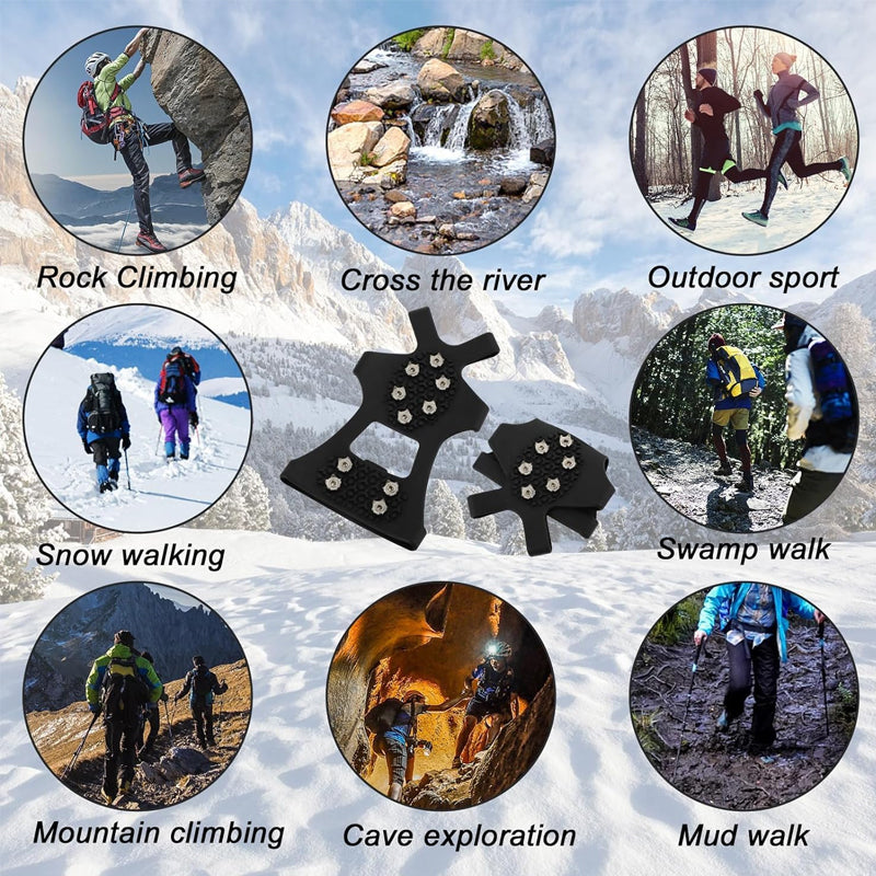 10-klo utendørs sklisikre skoovertrekk