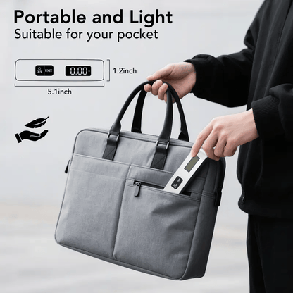 Bärbar digital bagagevåg för noggrann vägnin