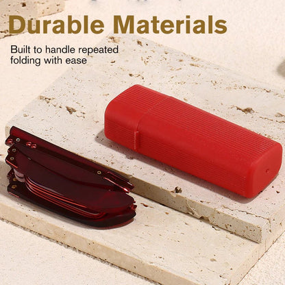 👓Hopfällbara läsglasögon med blått ljusfilter och etu