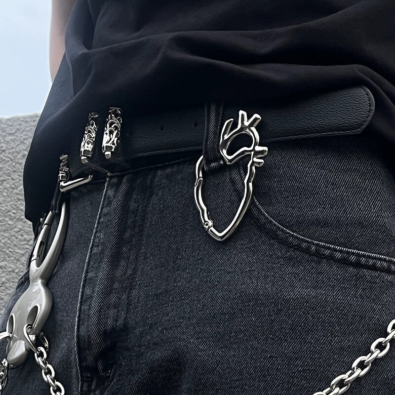 ❤️ Karbinhake-nyckelring i geometrisk for