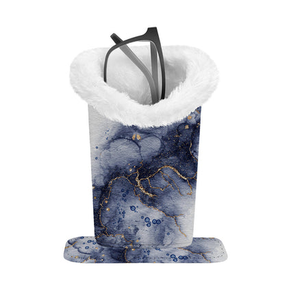 Den mysiga fristaden: Magnetisk förvaringslåda för glasögon i plysc