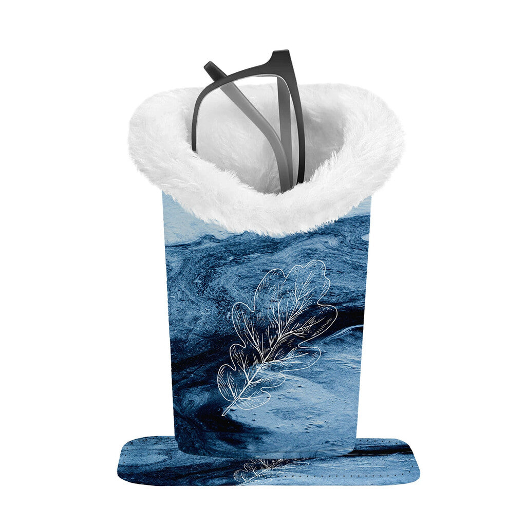 Den mysiga fristaden: Magnetisk förvaringslåda för glasögon i plysc