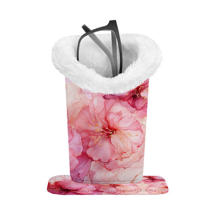 Den mysiga fristaden: Magnetisk förvaringslåda för glasögon i plysc