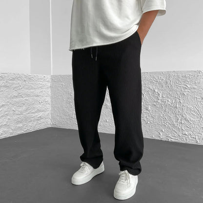 Herren Freizeithose Lockere Gerade Hose
