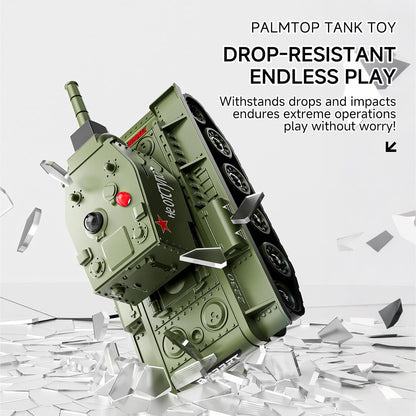 Mini-RC-Panzer mit 330° drehbarem Turm sowie Sound und Beleuchtung