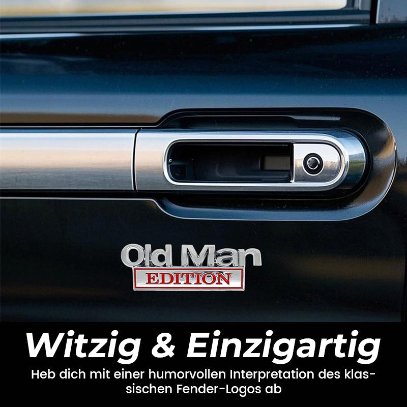 🚗 Old-Man-Version des Autoemblems