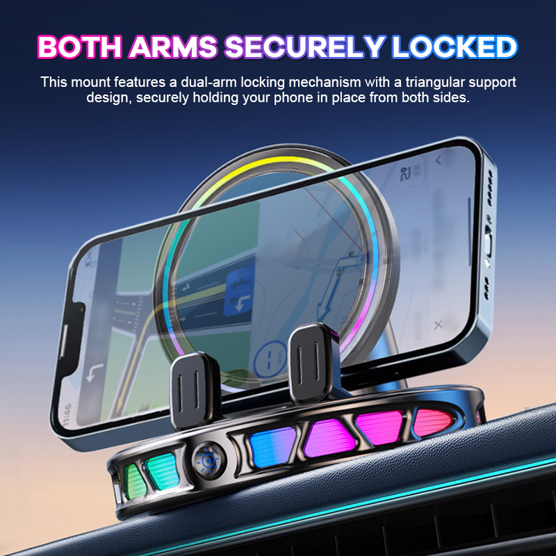 🚗 Smart trådlös bilhållare med automatisk låsnin