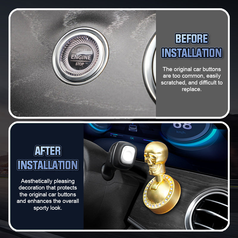 💀 Skull Pull-Style Startknappskyd