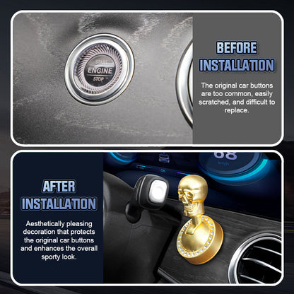 💀 Skull Pull-Style Startknappskyd