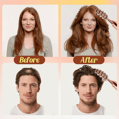 Volymgivande hårborste med svinborst