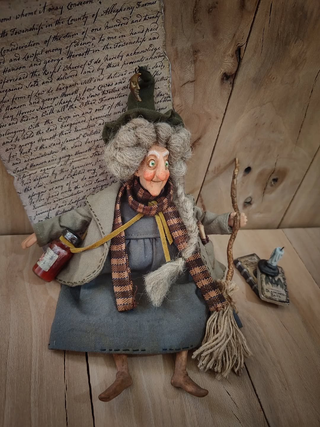 💞🧙Handgjord lyckobringande kökshäxa: din mysiga köksväktare