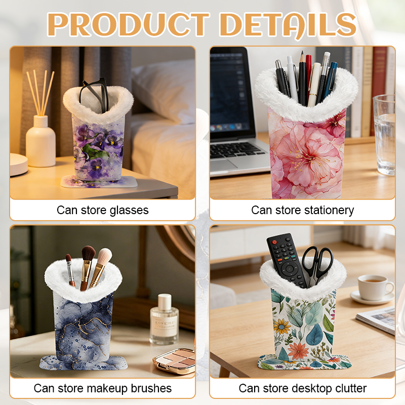 Den mysiga fristaden: Magnetisk förvaringslåda för glasögon i plysc