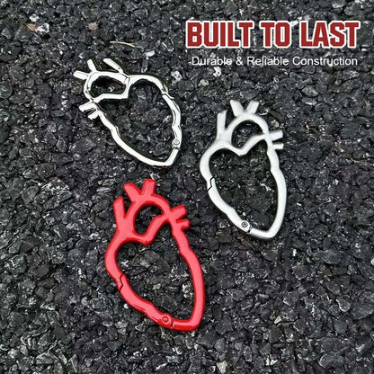 ❤️ Karbinhake-nyckelring i geometrisk for