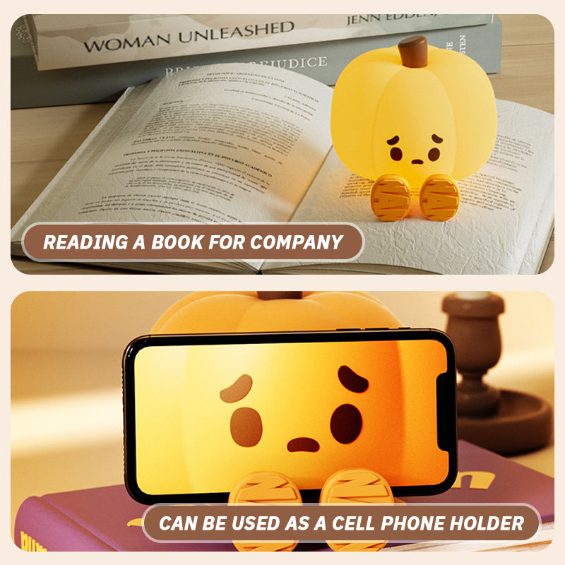 Niedliche Kürbis-Nachtlampe