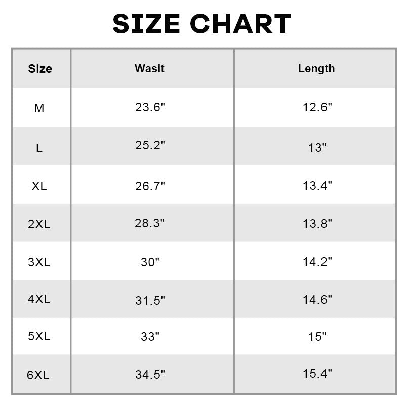 Stora storlekar med hög midja och magkontrol