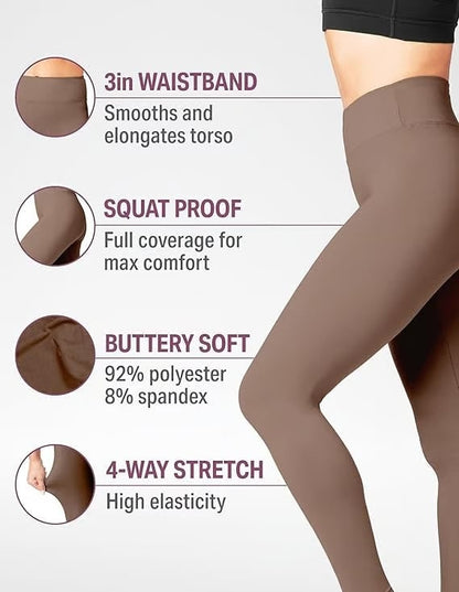 🎁Letzter Tag: 49 % Rabatt!🔥Hochgeschnittene Leggings mit Bauchkontrolle und Figurformung für Workouts