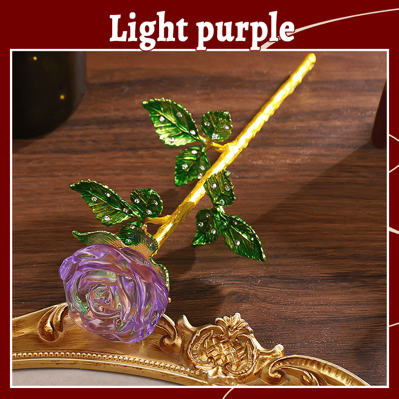 🌹Valentine Hot Sale 50 % rabatt💕För evigt blommande kristallros