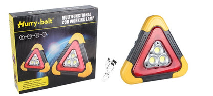 3-IN-1 Solar-Notfall-Dreieck-Warnleuchte