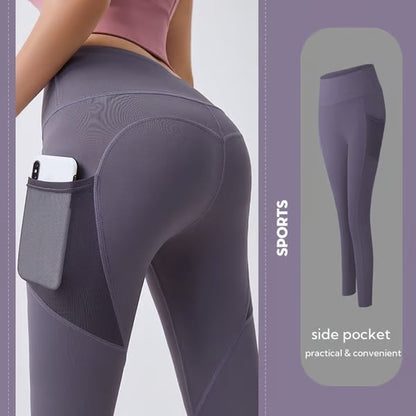 🎁Letzter Tag: 49 % Rabatt!🔥Hochgeschnittene Leggings mit Bauchkontrolle und Figurformung für Workouts