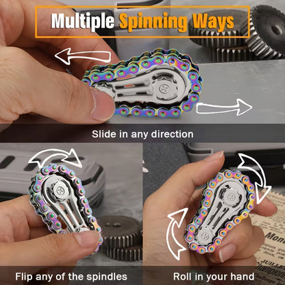 Slitstark Top Gear Gyro-fidgetleksak Med Finger - perfekt present till tonåringar och vuxna