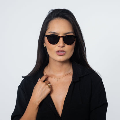 ✨Retro-Rundrahmen-Sonnenbrille mit Nieten✨