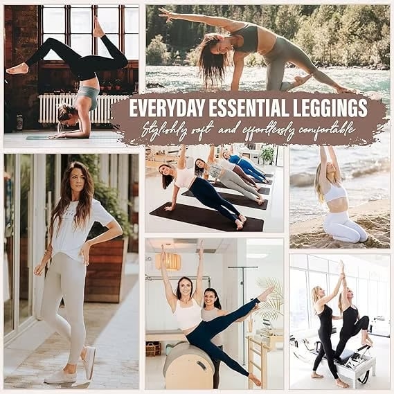 🎁Letzter Tag: 49 % Rabatt!🔥Hochgeschnittene Leggings mit Bauchkontrolle und Figurformung für Workouts