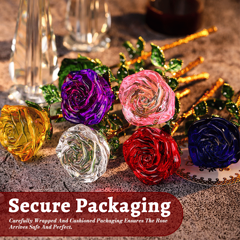 🌹Valentine Hot Sale 50 % rabatt💕För evigt blommande kristallros
