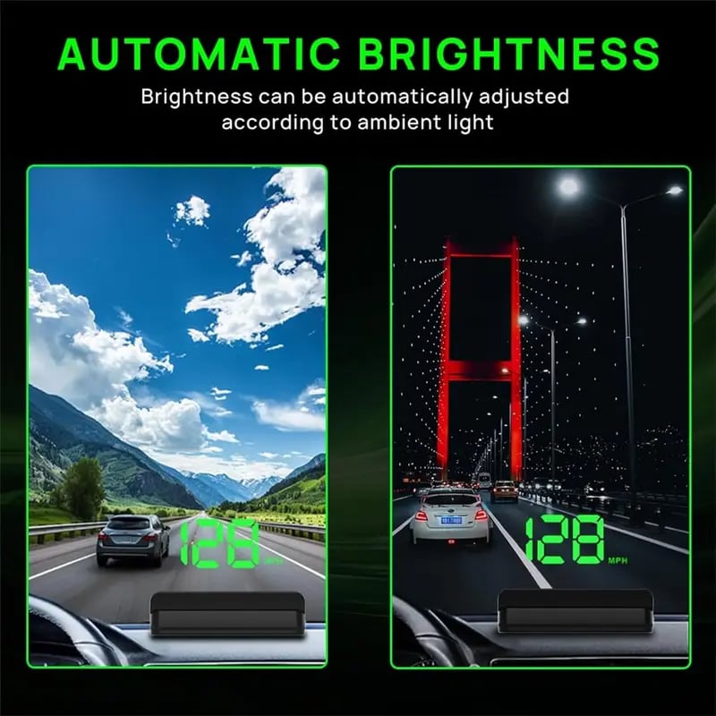 🔥🔥Head Up Display Bil GPS Digital hastighetsmätar