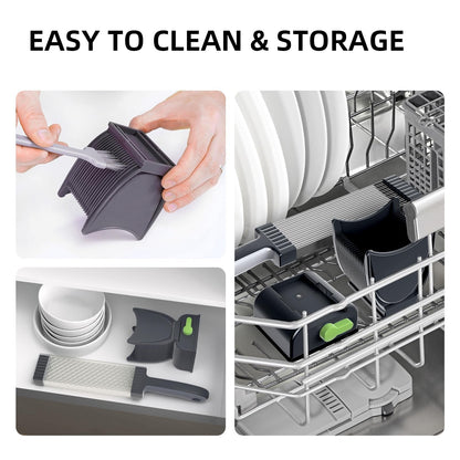 17-i-1 kjøttkniv i rustfritt stål, justerbar tykkelse 2 eller 4 mm