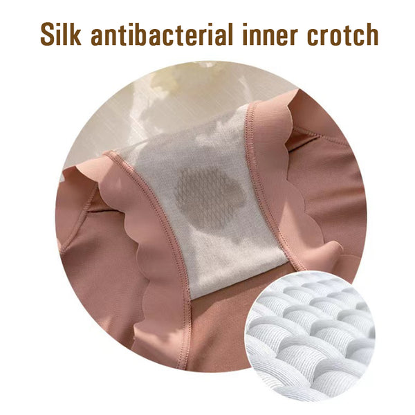 💖Größe: 40-100kg✨🎁Kaufe 1, erhalte 2 (3er-Pack) 🎁Premium Satin Antibakterielle Eis-Seide Feuchtigkeitsabsorbierender Slip