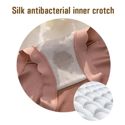 💖Größe: 40-100kg✨🎁Kaufe 1, erhalte 2 (3er-Pack) 🎁Premium Satin Antibakterielle Eis-Seide Feuchtigkeitsabsorbierender Slip