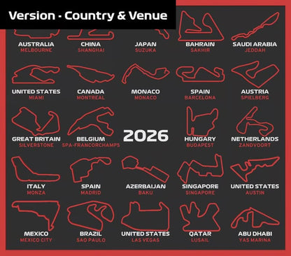 📅Formel 1-kalender 2026 F1