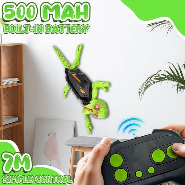 Infrarot-Wandkletter-Gecko-RC-Spielzeug mit Lichtern 🦎✨