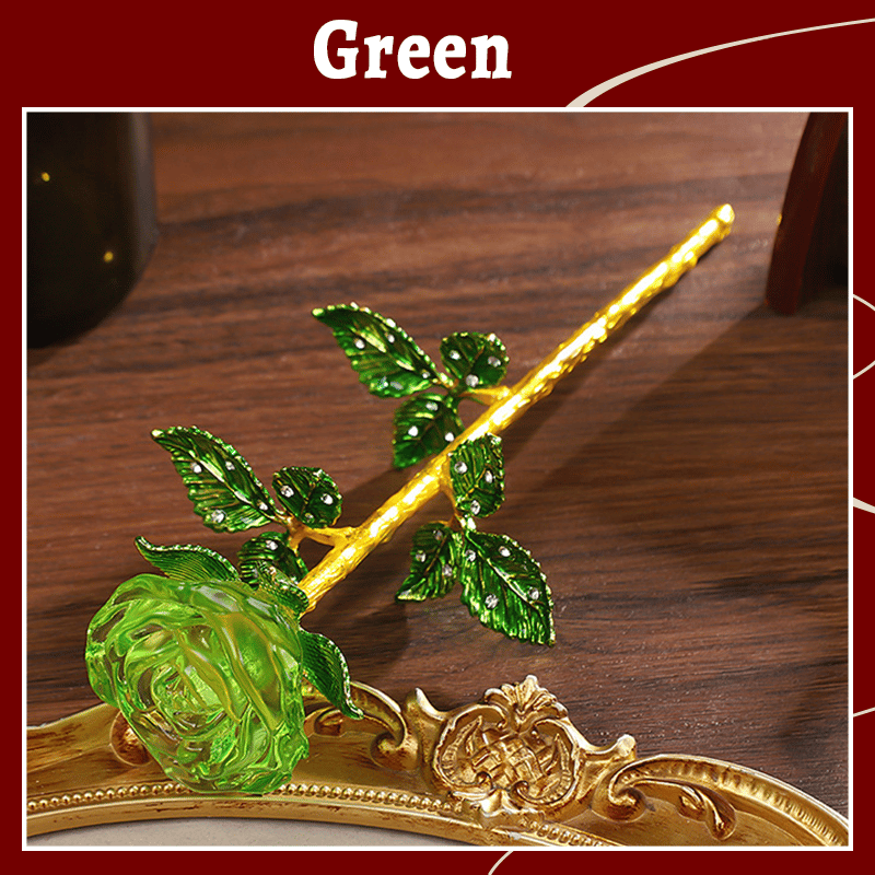 🌹Valentine Hot Sale 50 % rabatt💕För evigt blommande kristallros