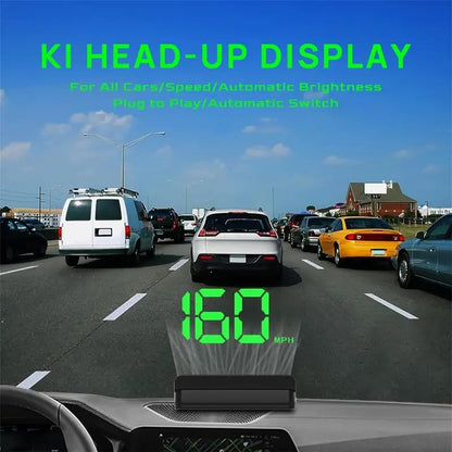 🔥🔥Head Up Display Bil GPS Digital hastighetsmätar