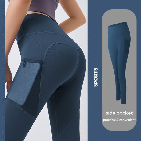 🎁Letzter Tag: 49 % Rabatt!🔥Hochgeschnittene Leggings mit Bauchkontrolle und Figurformung für Workouts