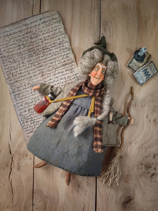 💞🧙Handgjord lyckobringande kökshäxa: din mysiga köksväktare