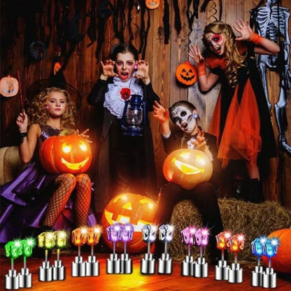 Stiliga LED-belysta kronaörhänge