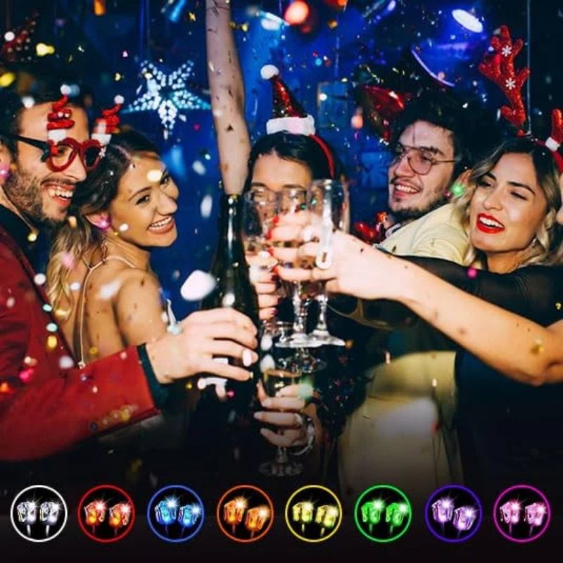 Stiliga LED-belysta kronaörhänge