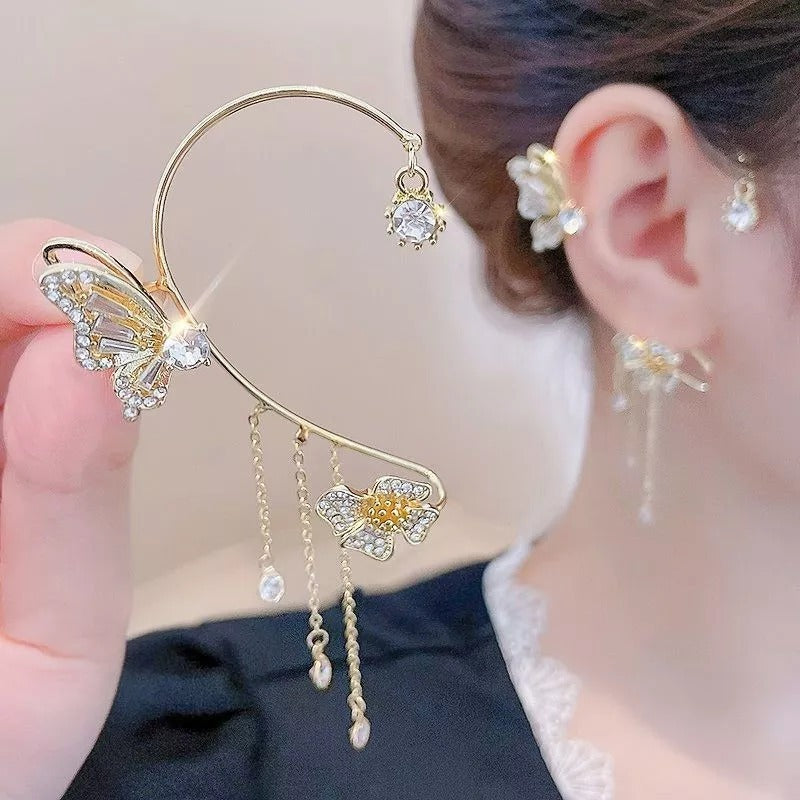 ✨🦋 Zirkonia Ohrringe mit Schmetterling po💖✨