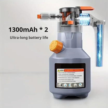 Elektrisk biltvättspistol, handhållen högtryckstvätt, multifunktionell, stor kapacitet, lång batteritid, för bilar, kök, hushållsrengöring