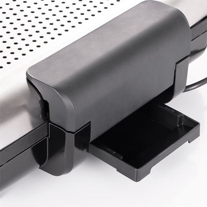 ⏳Begränsat erbjudande⏰Rökfri inomhusgrill 2200 W med nonstick-belagd platta🥩