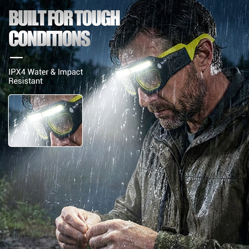 ⏰Uppladdningsbar LED-glasögon med pannlamp