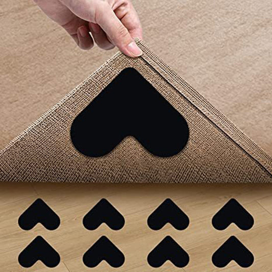 💕Hjärtformade återanvändbara halkskydd för mattor